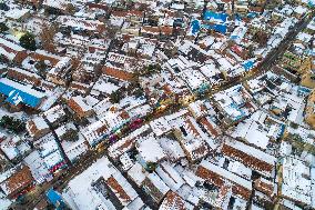 Century-old Street After Snow