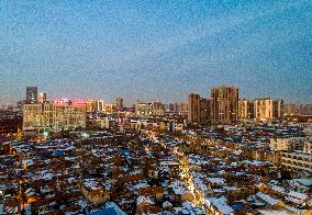 Century-old Street After Snow