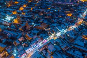 Century-old Street After Snow