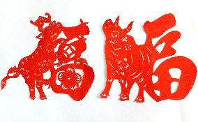 Zodiac Ox Paper-cut