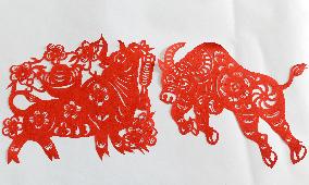 Zodiac Ox Paper-cut