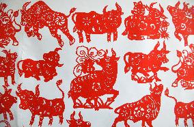 Zodiac Ox Paper-cut