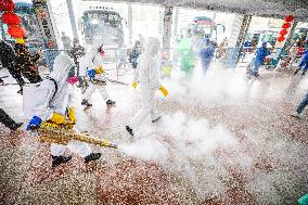 Epidemic Prevention Drills Ensure Spring Festival Travel Rush