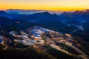 Aerial Photovoltaic Panels