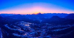 Aerial Photovoltaic Panels