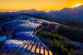 Aerial Photovoltaic Panels