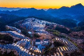 Aerial Photovoltaic Panels