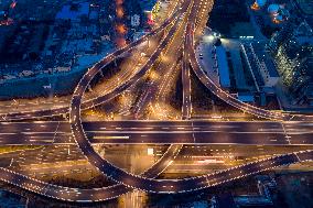 Overpass At Night