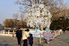 The Winter Olympics Statue Unveiled in Shichahai