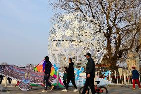 The Winter Olympics Statue Unveiled in Shichahai