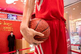 Yao Ming Wax Figure