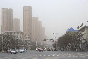 Sandstorm Hit North China