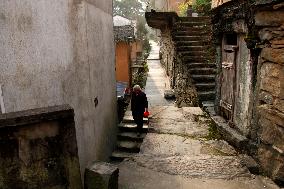 Traditional Chinese Stone Village