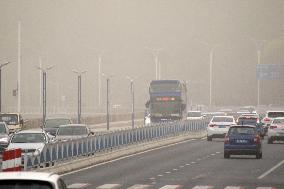 Sandstorm Hits Yantai