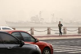 Sandstorm Hits Yantai