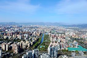 Aerial view of Beijing