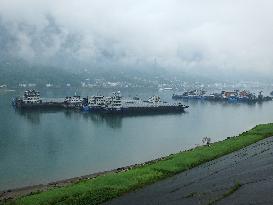 Three Gorges Dam Ships