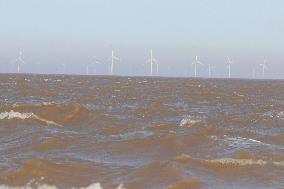 The First Rotating Current Tidal Offshore Wind Power Project in