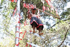 Step Barefoot On The Knife Ladder