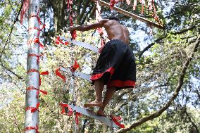 Step Barefoot On The Knife Ladder