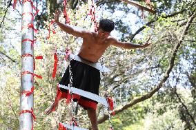 Step Barefoot On The Knife Ladder