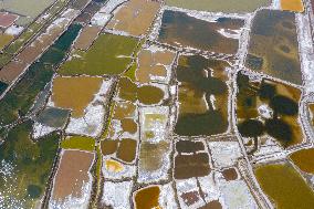 Colorful Salt Lake in Yuncheng
