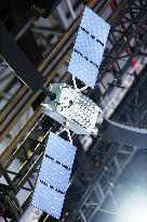 A Low-orbit Internet Satellite Model Displayed At The Shanghai A