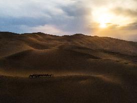 China Xinjiang Kumutage Desert