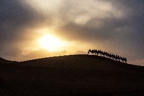 China Xinjiang Kumutage Desert