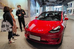 The Tesla Experience Center In Shanghai