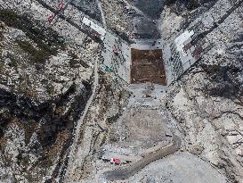 Shuangjiangkou Hydropower Station Construction