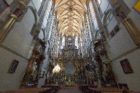 Church of Our Lady of the Snows on the Jungmann Square in Prague