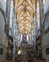 Church of Our Lady of the Snows on the Jungmann Square in Prague