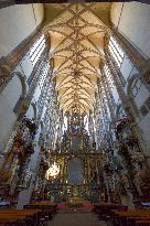 Church of Our Lady of the Snows on the Jungmann Square in Prague