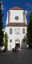 Church of Our Lady of the Snows on the Jungmann Square in Prague