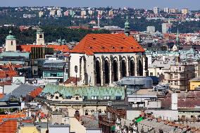 Church of Our Lady of the Snows on the Jungmann Square in Prague