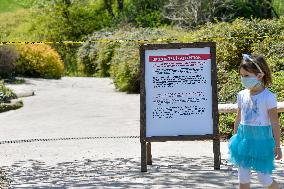 The Prague Zoo reopened to visitors, child, girl