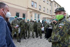 Soldiers in Marianske Lazne