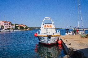 KAPETANIJA SAR (Search And Rescue), Croatian Coast Guard boat, Sali, port, Dugi Otok island
