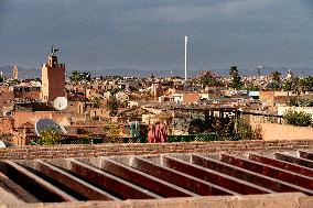 view from tower of el Badi palace