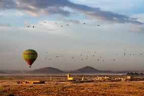 balloon flight close to Marrakesh