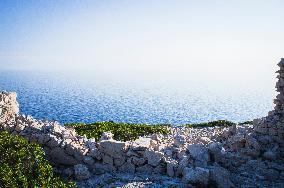 Kornati Islands National Park, The Kornati archipelago, Mana island, ruin