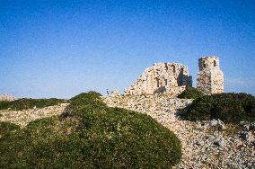 Kornati Islands National Park, The Kornati archipelago, Mana island, ruin