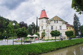 Villa with Pharmacy (originally Villa Austria), Luhacovice