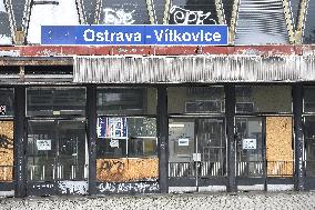 Ostrava-Vitkovice railway station prior to reconstruction