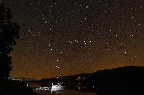 Perseid meteor shower, Letovice Dam