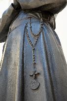 installation of statue of priest Martin Streda