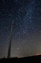 Perseid meteor shower over Czech Republic