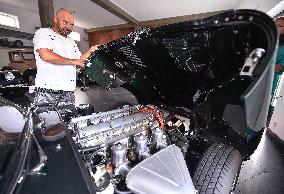 Juraj Urbancik, Jaguar E-Type, exhibition dedicated to British sports cars Jaguar