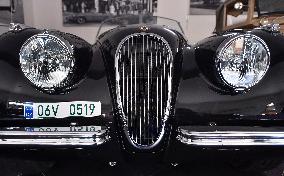 Jaguar XK 120, exhibition dedicated to British sports cars Jaguar